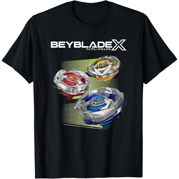 Amazon.com: BEYBLADE GENERATION 1 LOGO DARK Long Sleeve T-Shirt